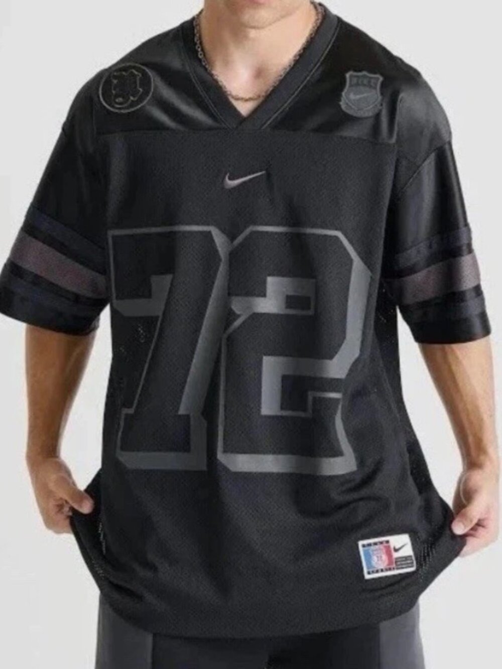 Nike Sportswear Men's Football Jersey 2XL Next Up Lifestyle S/S Black NWT